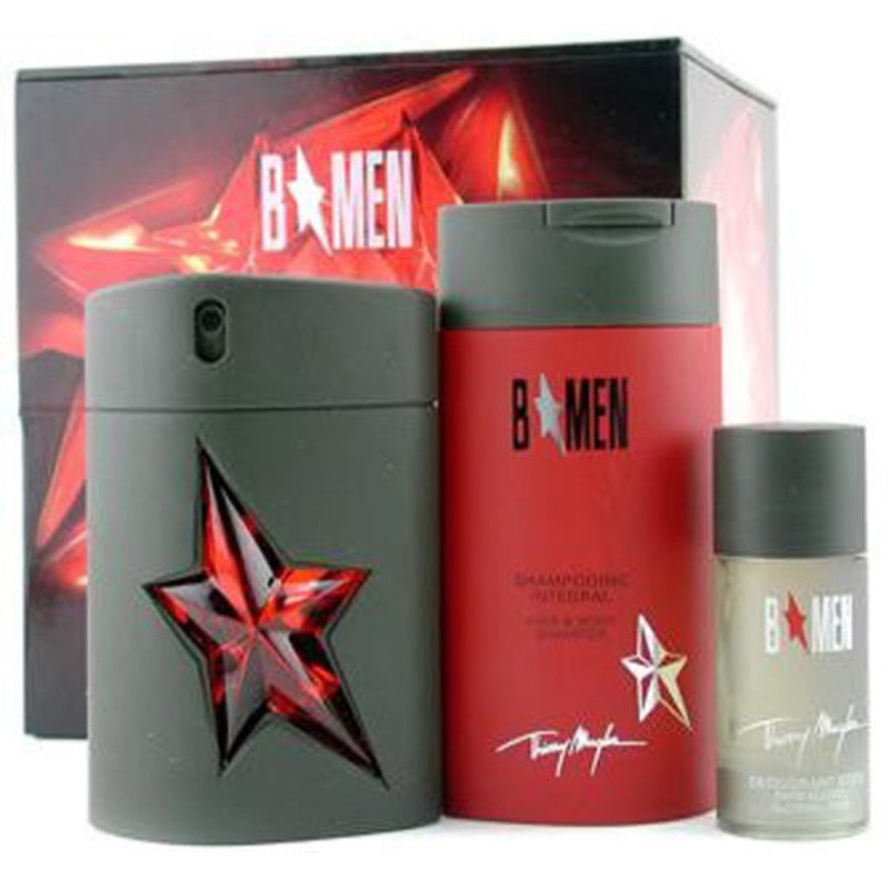 Angel BMen Gift Set by Thierry Mugler 3 Piece Gift Set: 1.7 Oz Eau De Toilette Spray + 3.5 Oz Hair And Body Shampoo + 0.7 Oz Deodorant Stick. For Men
