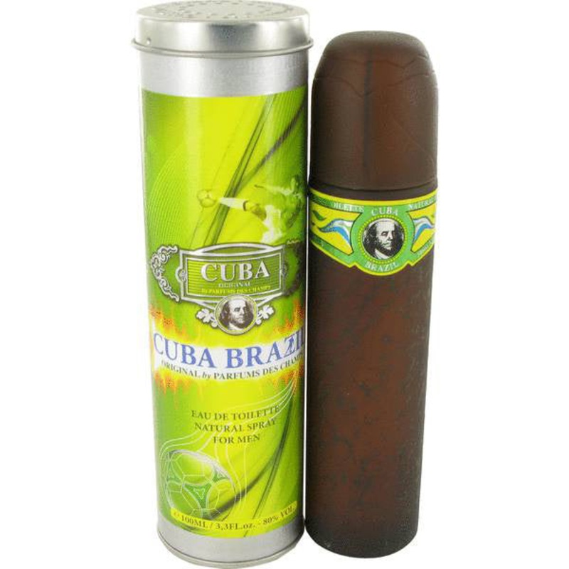 Cuba Brazil by Cuba Paris 3.3 Oz. Eau De Toilette For Men