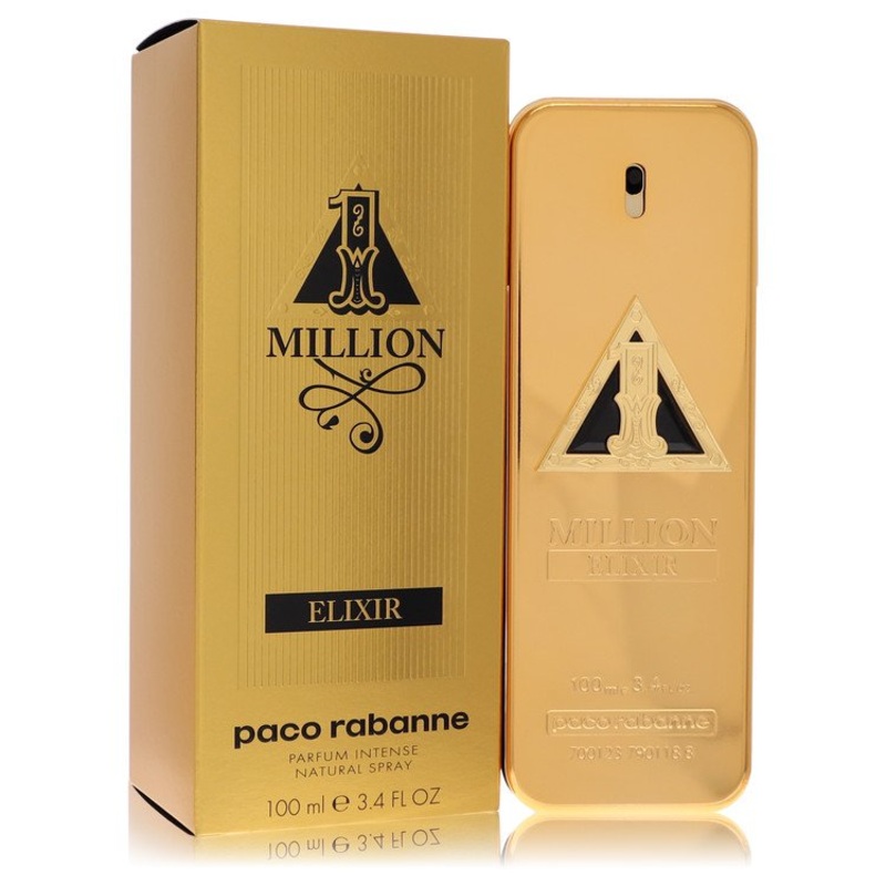 Paco Rabanne 1 Million Elixir By Paco Rabanne Cologne 3.4 Oz Parfum Intense Spray For Men – Box
