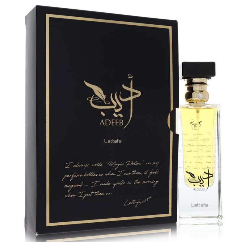 Lattafa Adeeb by Lattafa Eau De Parfum Spray (Unisex) 2.7 oz for Women – Premium Designer Fragrance
