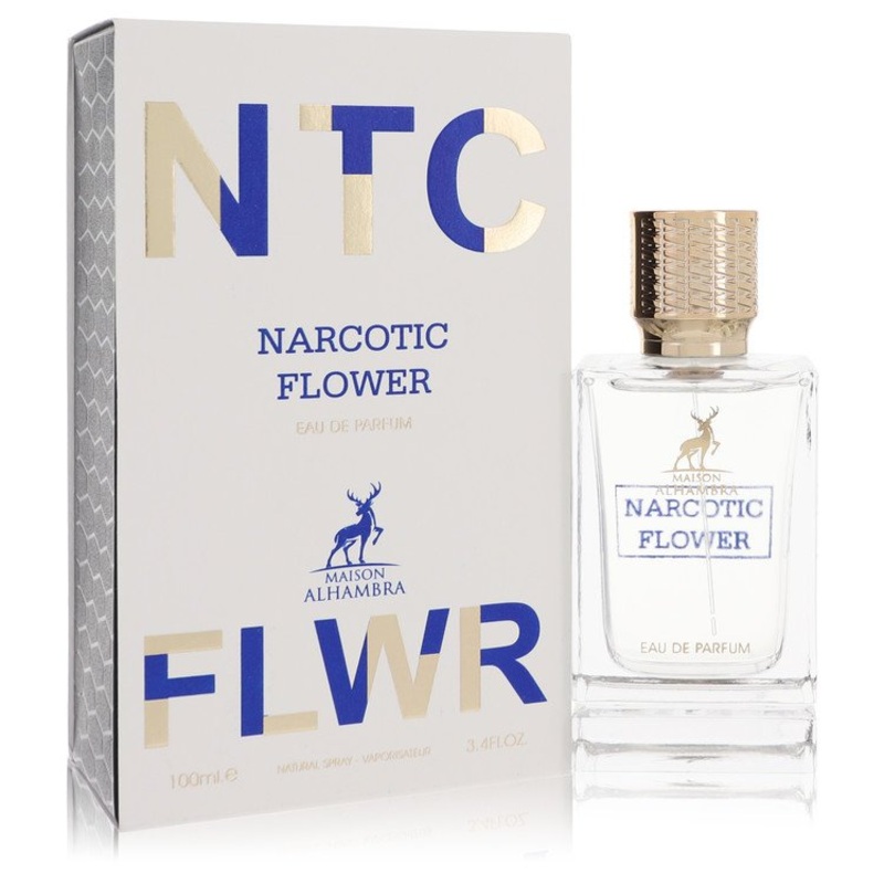 Narcotic Flower by Maison Alhambra For Women Eau De Parfum Spray 3.4 oz