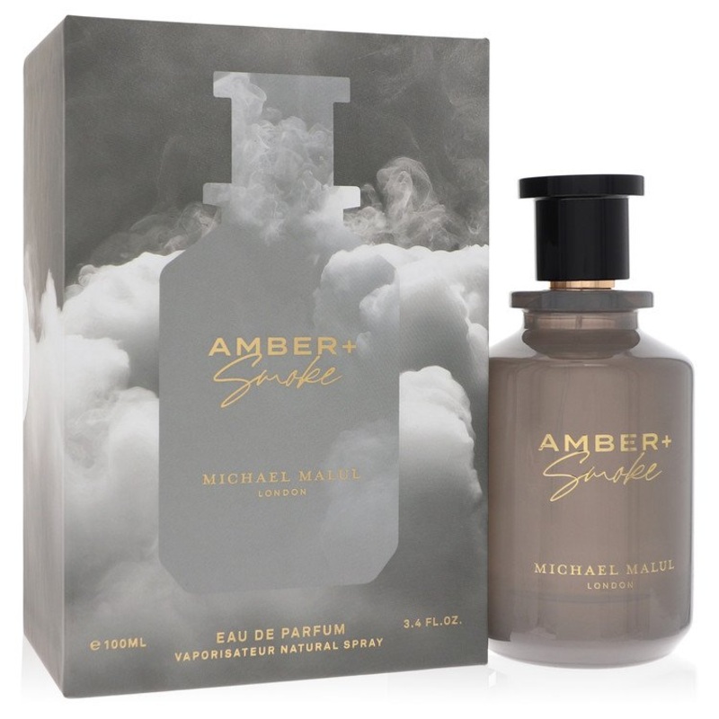 Michael Malul Amber + Smoke by Michael Malul For Men Eau De Parfum Spray 3.4 oz