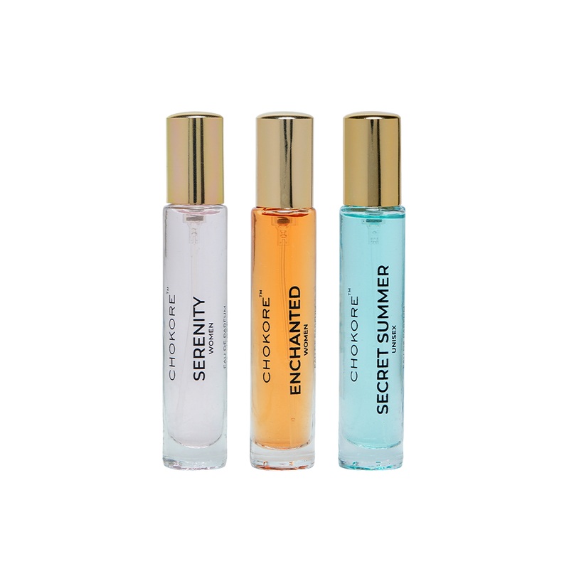 Serenity  Enchanted  Secret Summer | 3 x 15ml Perfume Combo For Women | (Morning / All Day)