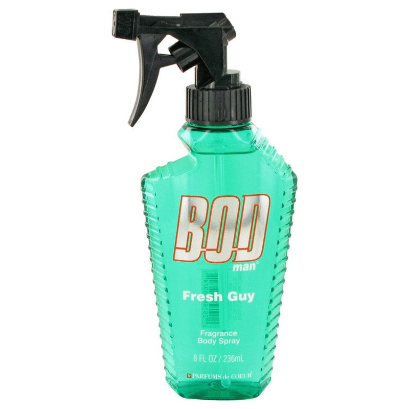 Bod Man Fresh Guy by Parfums De Coeur For Men Fragrance Body Spray 8 oz