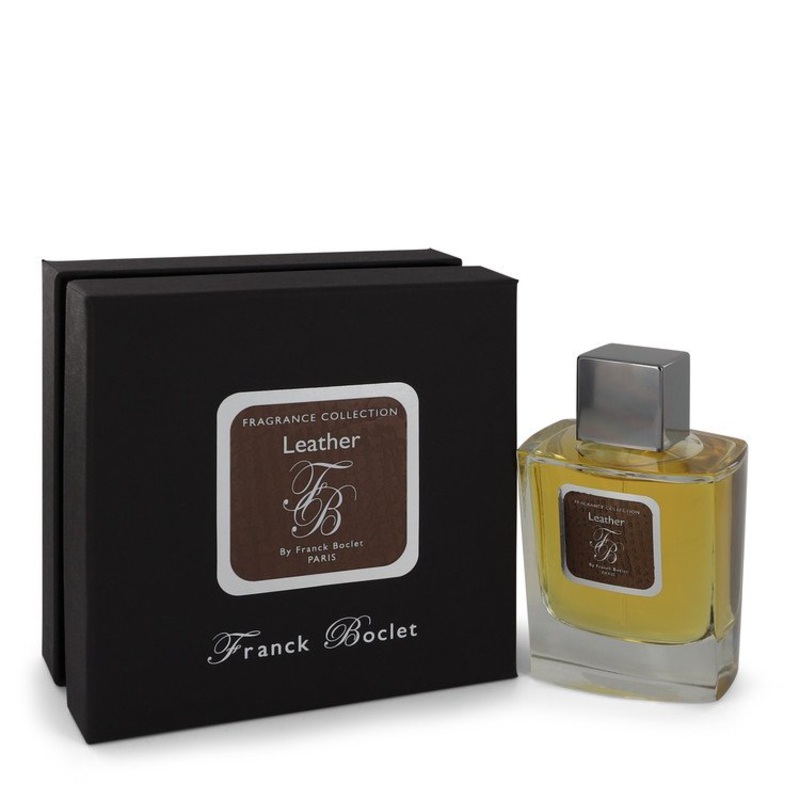 Franck Boclet Leather by Franck Boclet For Men Eau De Parfum Spray 3.4 oz