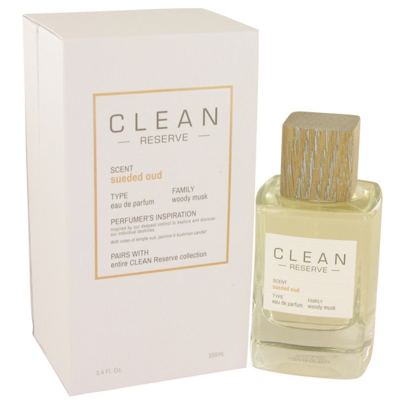Clean Sueded Oud by Clean For Women Eau De Parfum Spray 3.4 oz