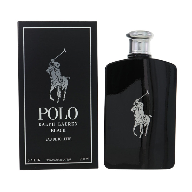Polo Black By Ralph Lauren 6.7 Oz Eau De Toilette Spray For Men In Box