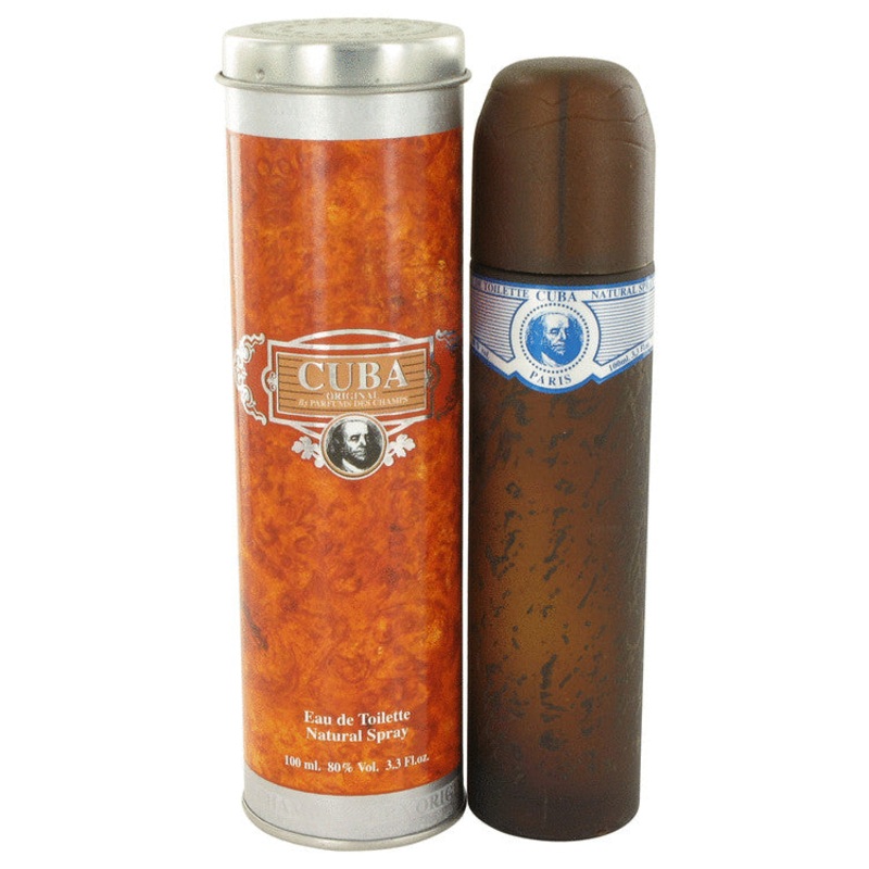 Cuba Blue by Fragluxe For Men Eau De Toilette Spray 3.4 oz