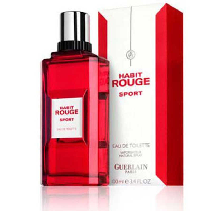 Habit Rouge Sport by Guerlain 3.4 Oz. Eau De Toilette For Men