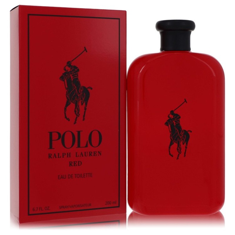 Polo Red by Ralph Lauren Eau De Toilette Spray 6.7 oz for Men – Premium Designer Fragrance
