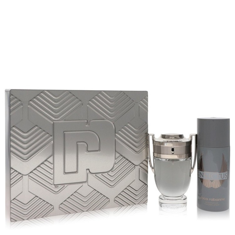 Invictus by Paco Rabanne Gift Set For Men Gift Set — 3.4 oz Eau De Toilette Spray + 5.1 oz Deodorant Spray