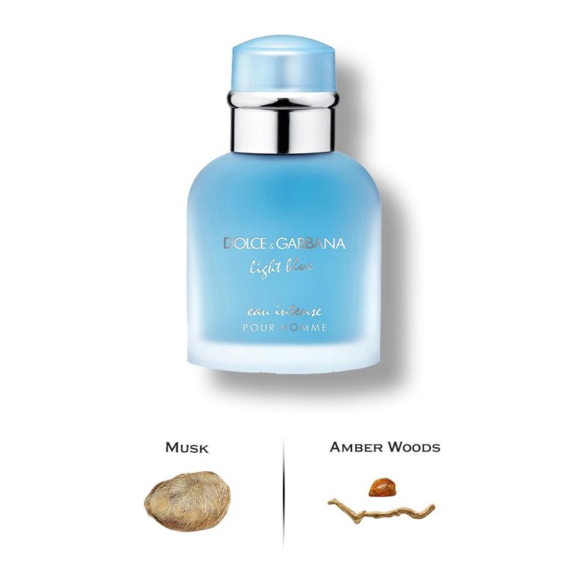 Light Blue Eau Intense Pour Homme by Dolce & Gabbana 3.4 Oz. Eau De Parfum For Men