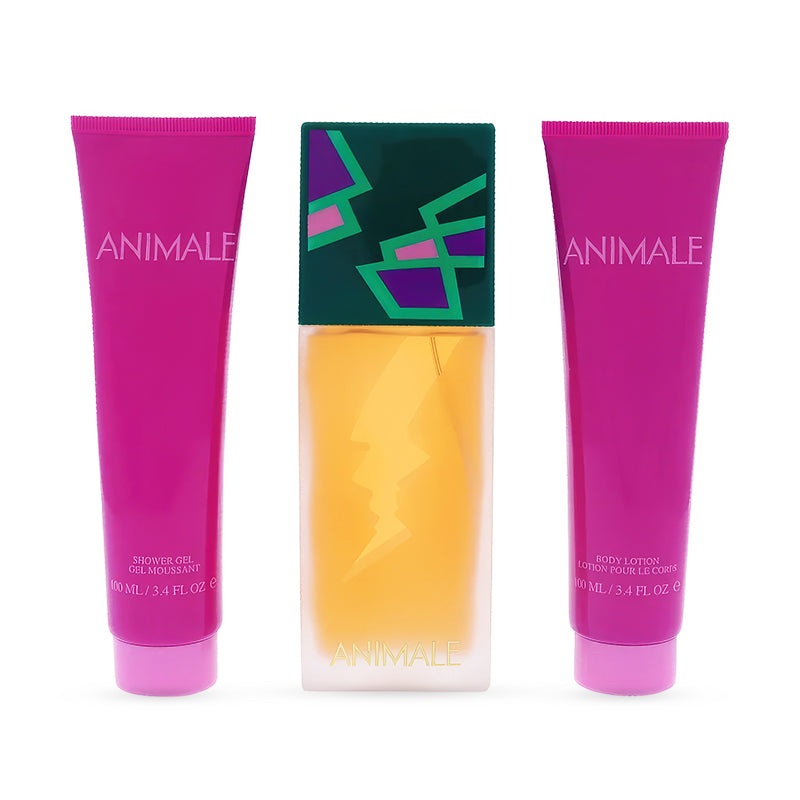3 Piece Gift Set for Women 3.4 oz EDP + 3.4 oz Shower Gel + 3.4 Body Lotion