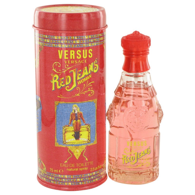 Red Jeans by Versace For Women Eau De Toilette Spray 2.5 oz