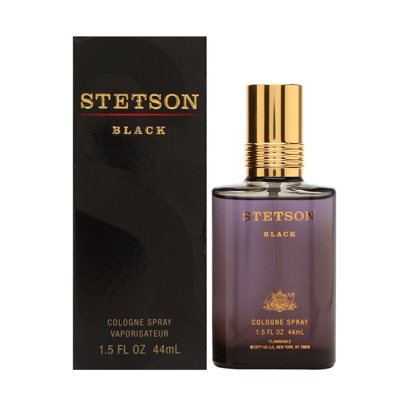 Stetson Black by Coty for Men 1.5 oz Cologne Spray