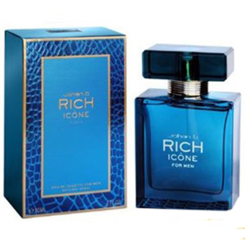 Rich Icone by Johan B 3.0 Oz. Eau De Toilette For Men
