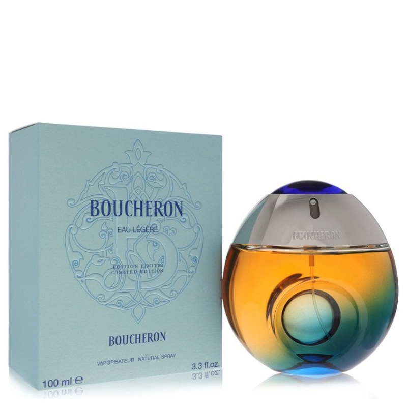 Boucheron Eau Legere by Boucheron For Women Eau De Toilette Spray (Blue Bottle, Bergamote, Genet, Narcisse, Musc) 3.3 oz