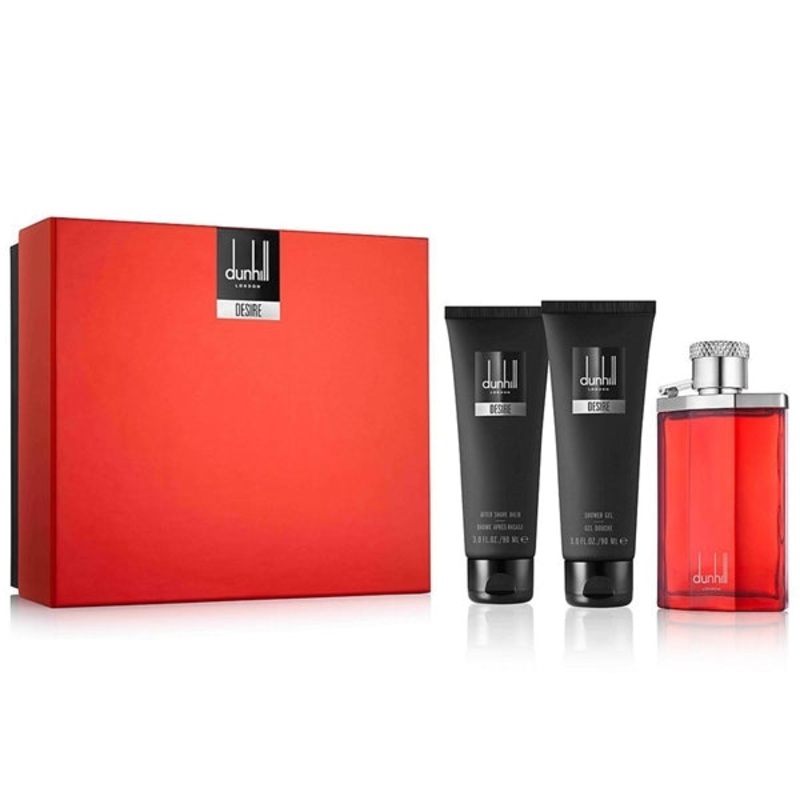 Desire Gift Set by Alfred Dunhill 2 Piece Gift Set: 3.4 Oz Eadu De Toilette Spray + 5.0 Oz After Shave Balm. For Men