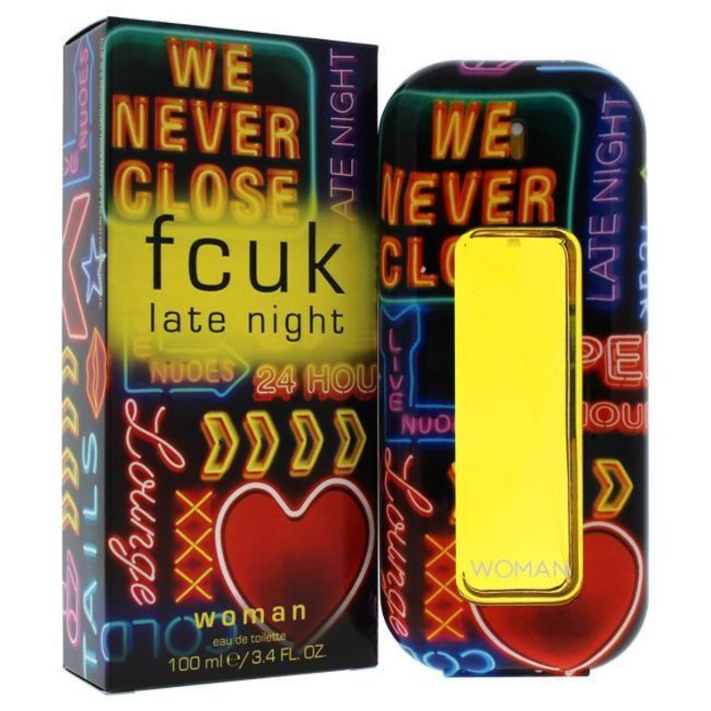Fcuk Late Night Perfume 3.4 oz.