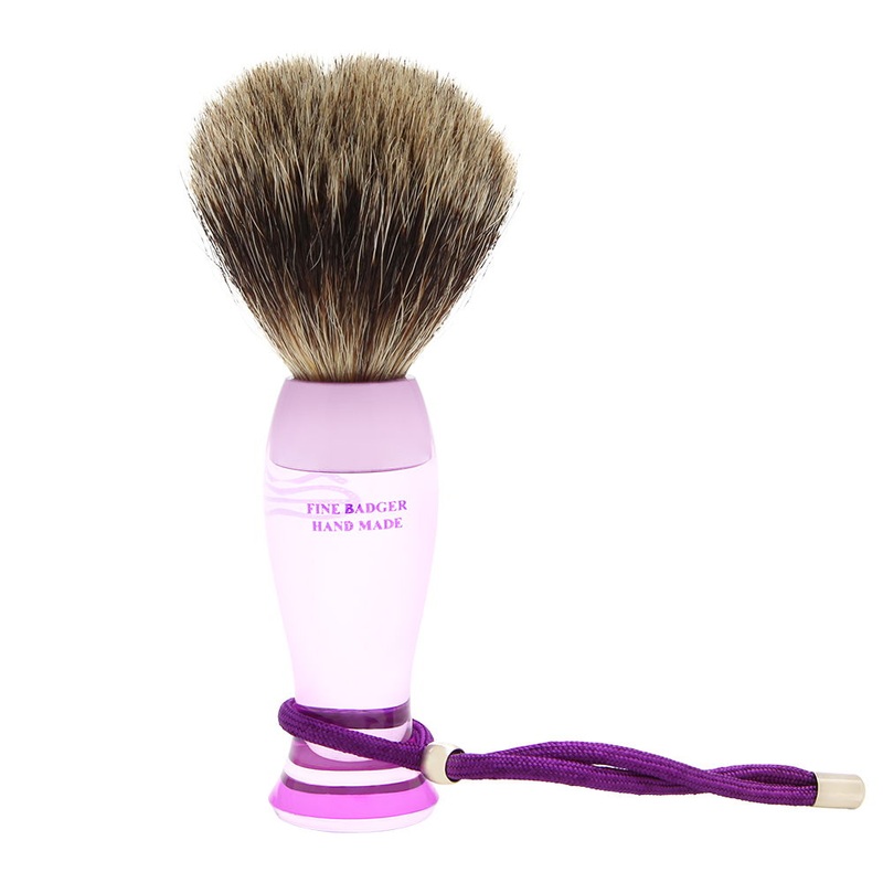 eShave Fine Badger Shaving Brush Blue