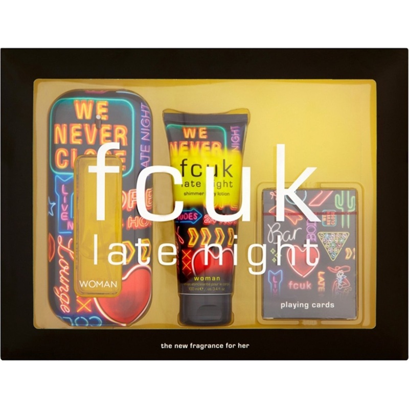 French Connection FCUK Late Night 3pc Set 100ml EDT (L) SP