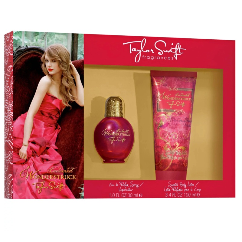 Taylor Swift Wonderstruck Enchanted 2PCS Gift Set – 30ML EDP Spray + 100ML Scented Body Lotion (Women)