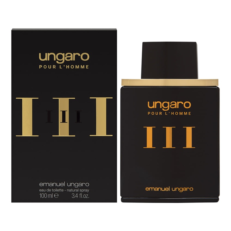 Ungaro III Pour L’Homme by Ungaro for Men 3.4 oz Eau de Toilette Spray