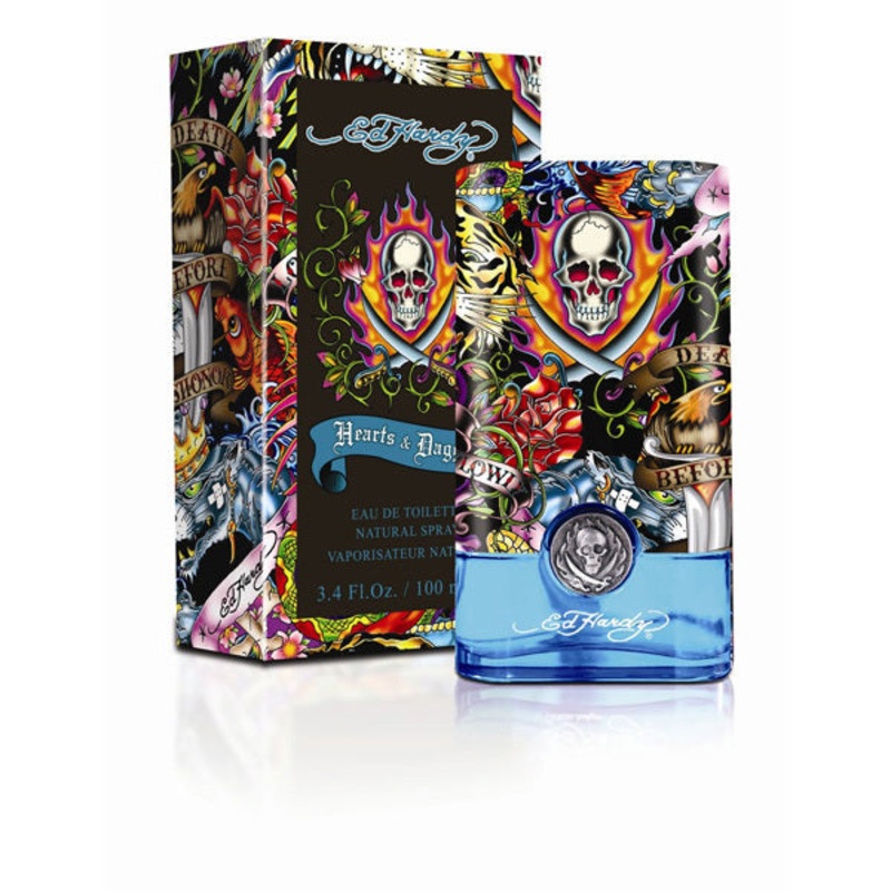 Ed Hardy Hearts & Daggers by Christian Audigier 0.25 Oz. Mini For Men