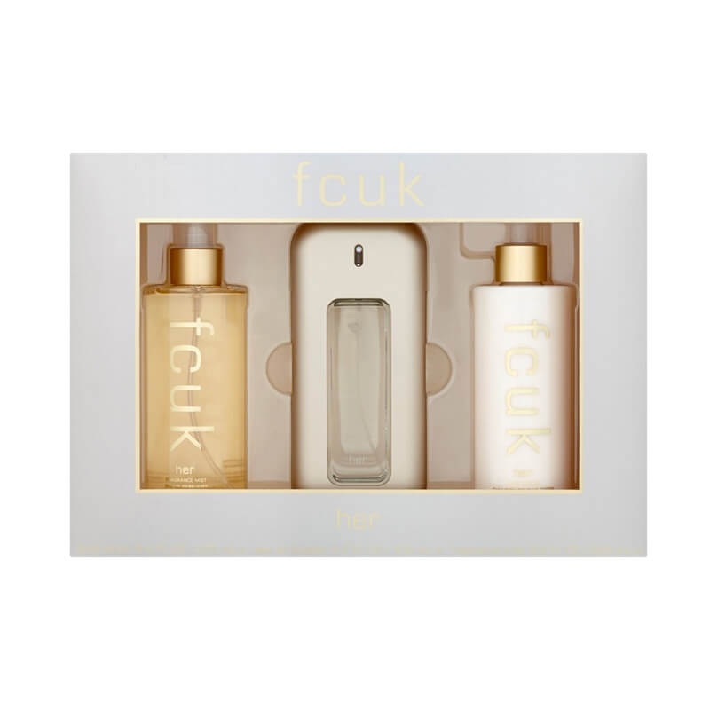French Connection FCUK Her 3pc Set 100ml EDT (L)