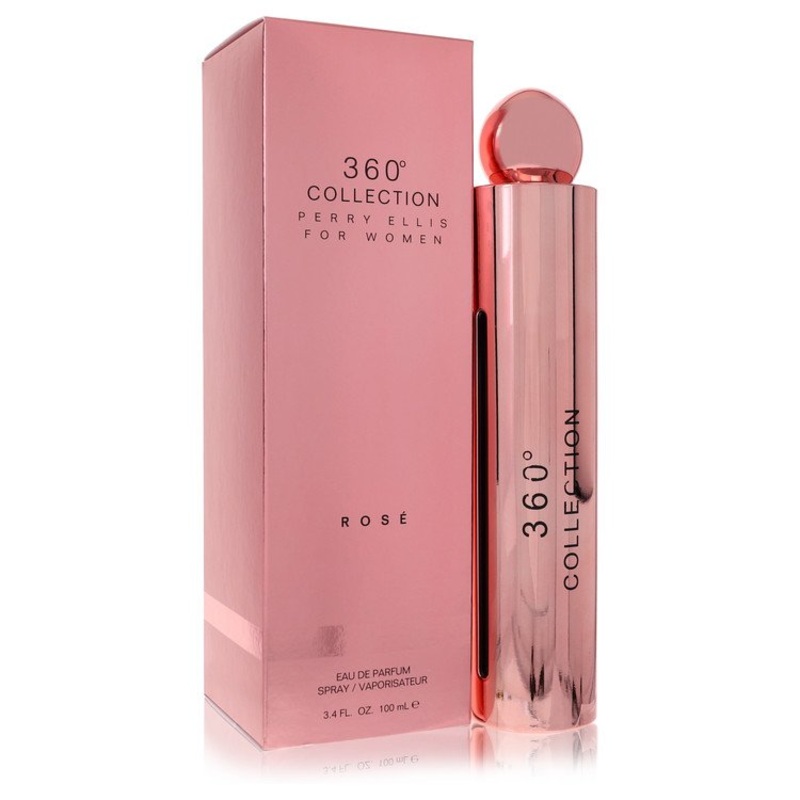 Perry Ellis 360 Collection Rose by Perry Ellis Eau De Parfum Spray 3.4 oz for Women – Premium Designer Fragrance
