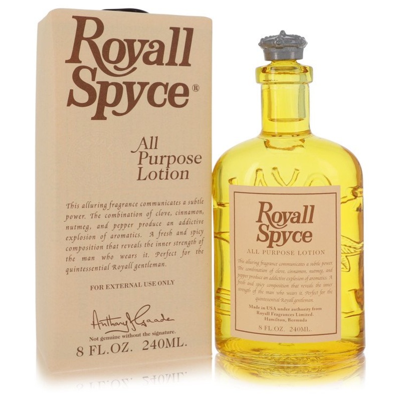 Royall Spyce by Royall Fragrances All Purpose Lotion / Cologne 8 oz for Men – Premium Designer Fragrance