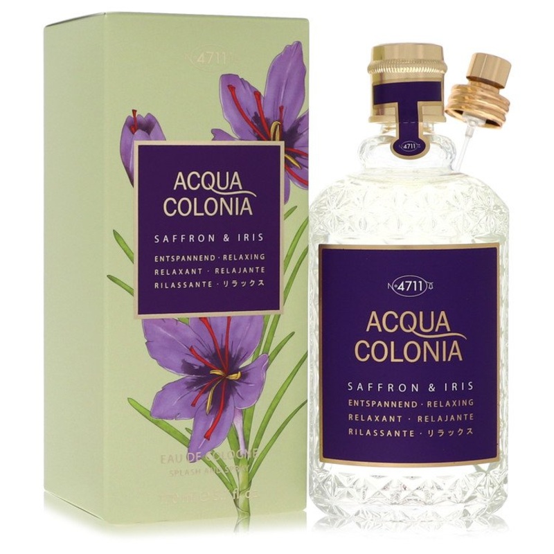 4711 Acqua Colonia Saffron & Iris by 4711 Eau De Cologne Spray 5.7 oz / 169 ml for Women