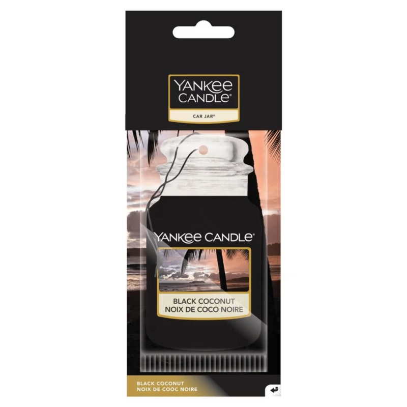 Yankee Candle Black Coconut Car Jar Freshener x1