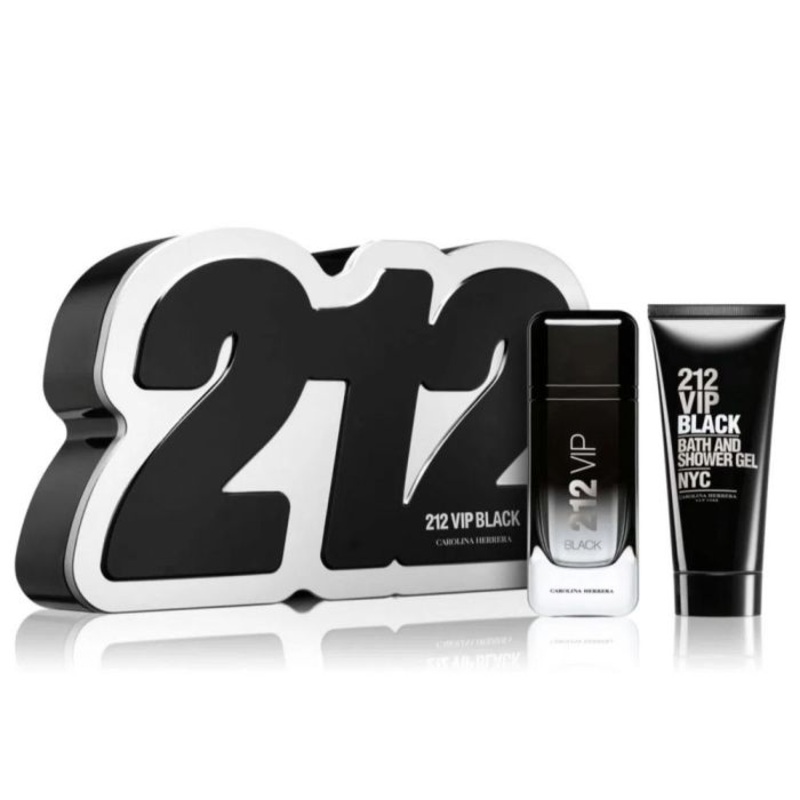212 VIP Black 2 Piece Set by Carolina Herrera for Men
