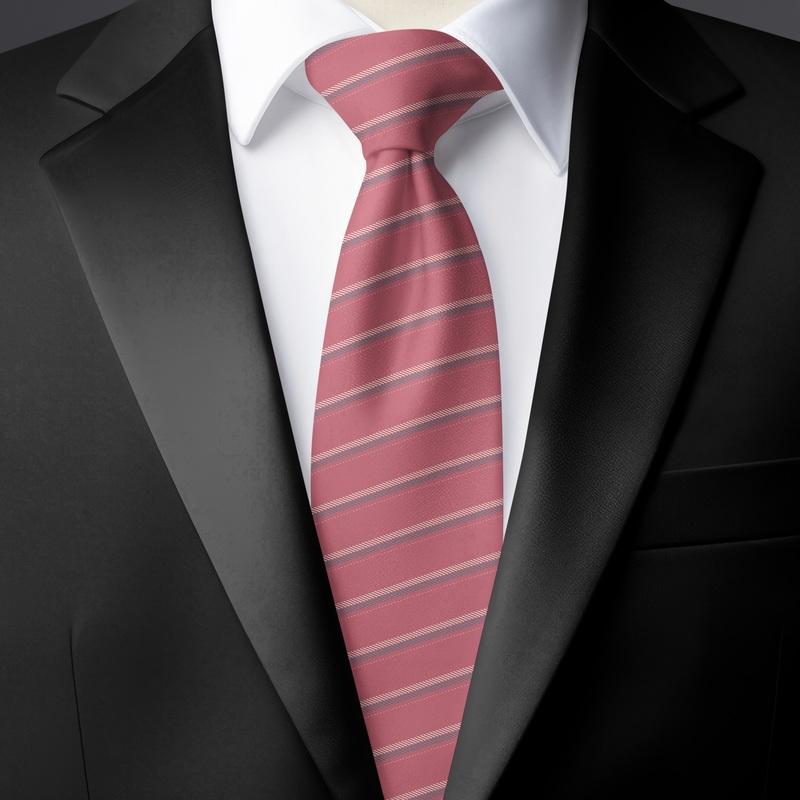 Chokore Pink Striped Silk Necktie – Plaids Range