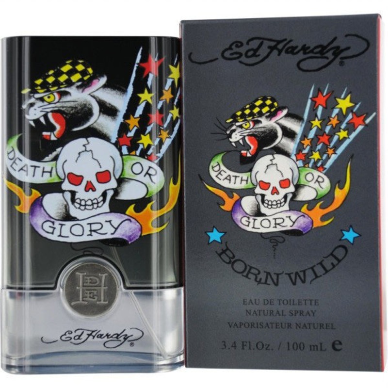 Ed Hardy Born Wild by Christian Audigier 1.7 Oz. Eau De Toilette For Men