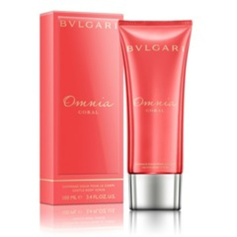 Omnia Coral Body Scrub by Bvlgari 3.4 Oz. Shower Gel For Women