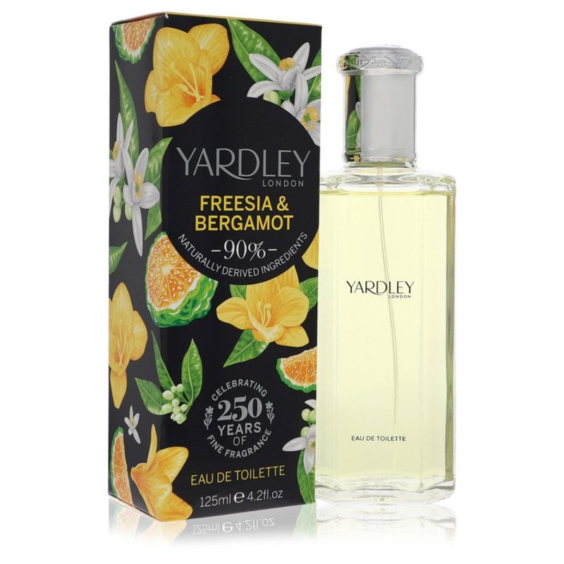 Yardley Freesia & Bergamot by Yardley London Eau De Toilette Spray 4.2 oz for Women – Premium Designer Fragrance