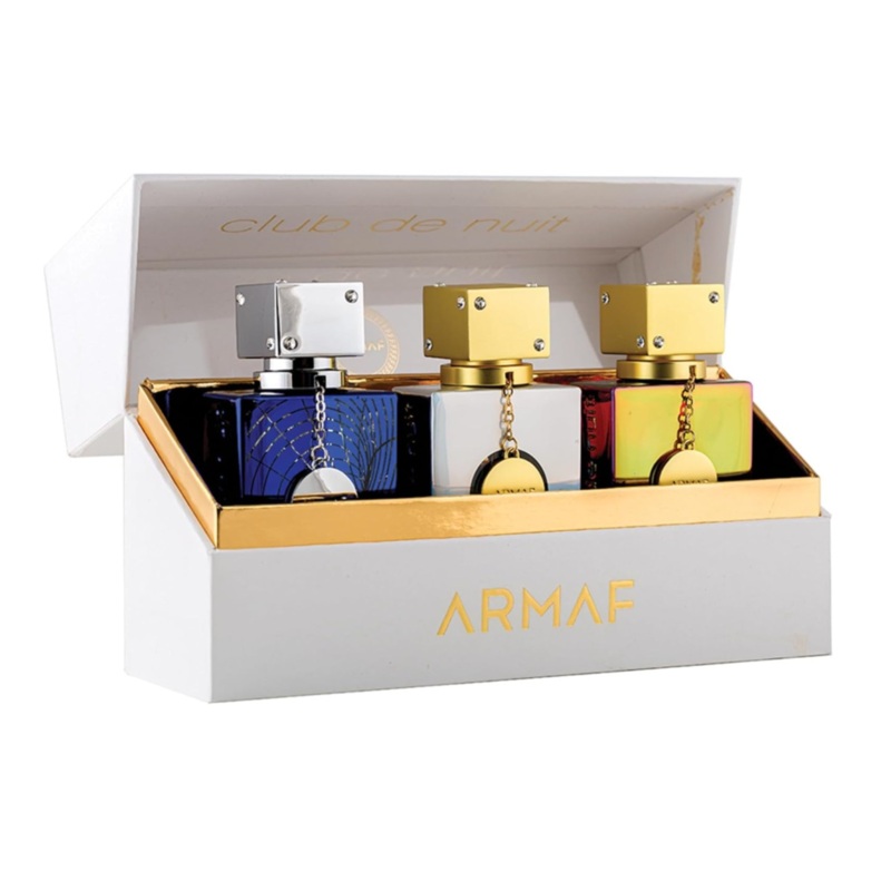 Armaf Club De Nuit 3PCS Gift Set – (3 X 30ML) Club De Nuit Iconic + Club De Nuit Imperiale + Club De Nuit Untold (Men)