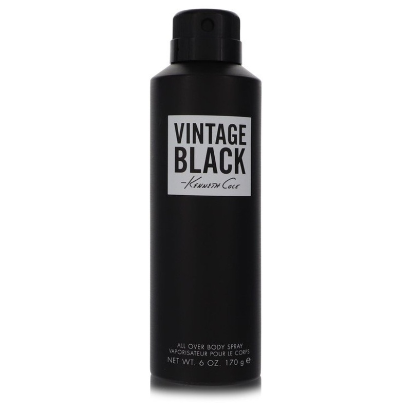 Kenneth Cole Vintage Black by Kenneth Cole Body Spray 6 oz for Men – Premium Designer Fragrance