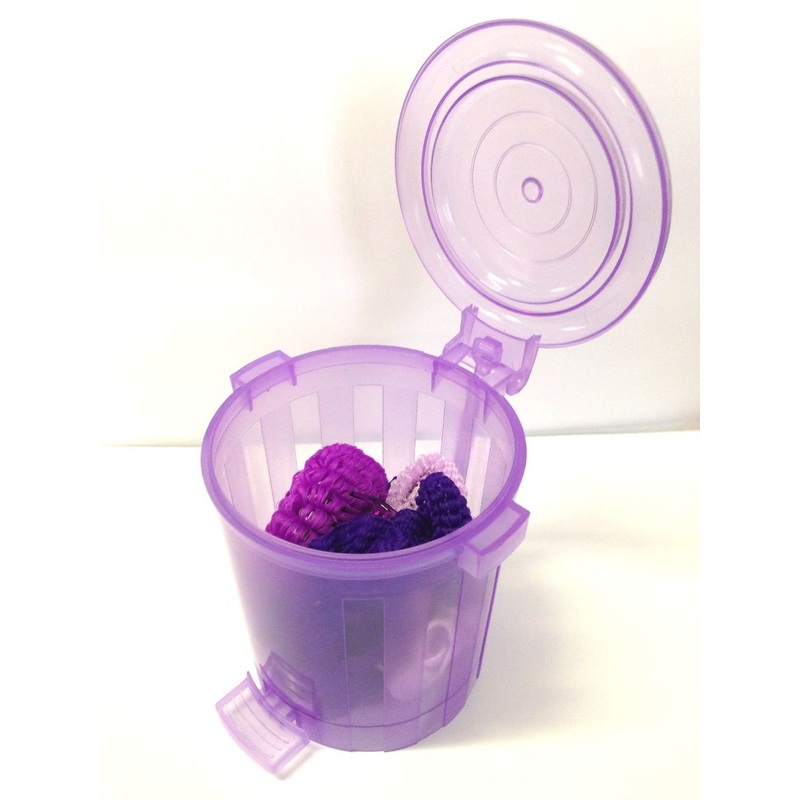 Kid Sparkling Hair Accessory Set Kit – Purple Basket