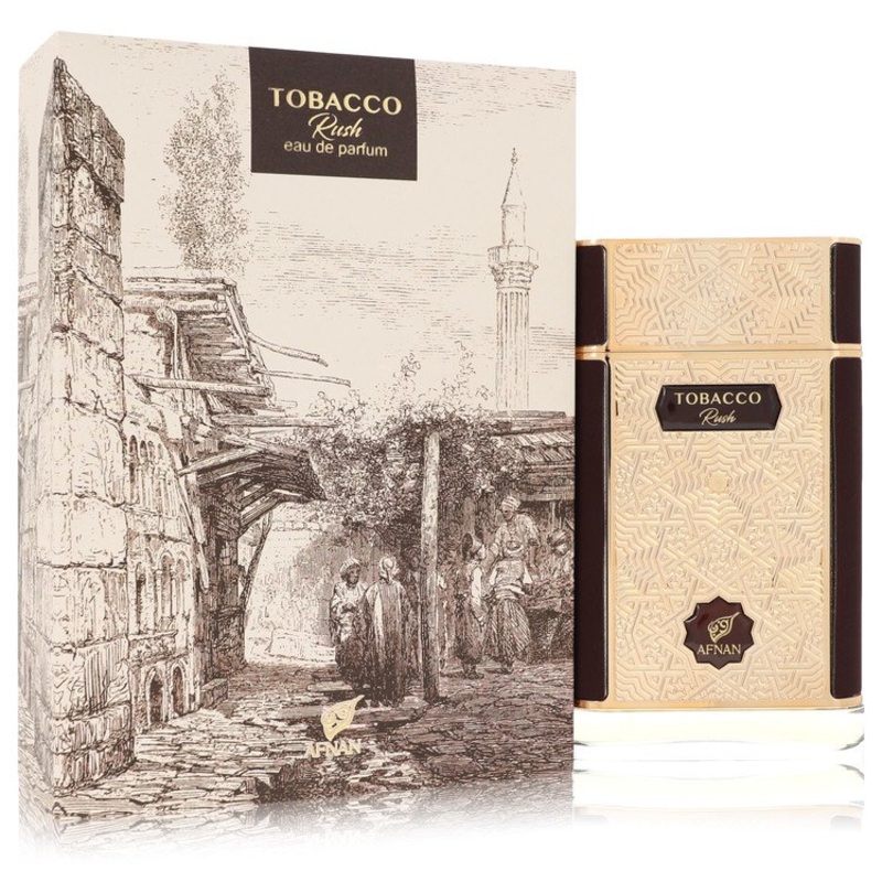 Tobacco Rush By Afnan Cologne 2.7 Oz Edp Spray For Men – Box