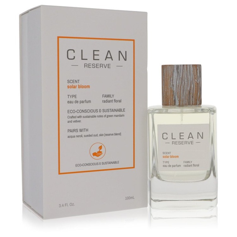 Clean Reserve Solar Bloom by Clean Eau De Parfum Spray (Unisex) 3.4 oz for Women – Premium Designer Fragrance