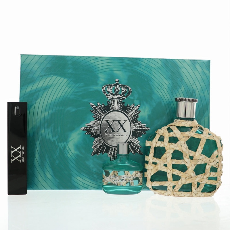 John Varvatos Xx Artisan Teal By John Varvatos 3 Piece Gift Set – 4.2 Oz Eau De Toilette Spray, 0.57 Oz Eau De Toilette Spray, 0.50 Oz Eau De Toilette Splash For Men In Gift Set