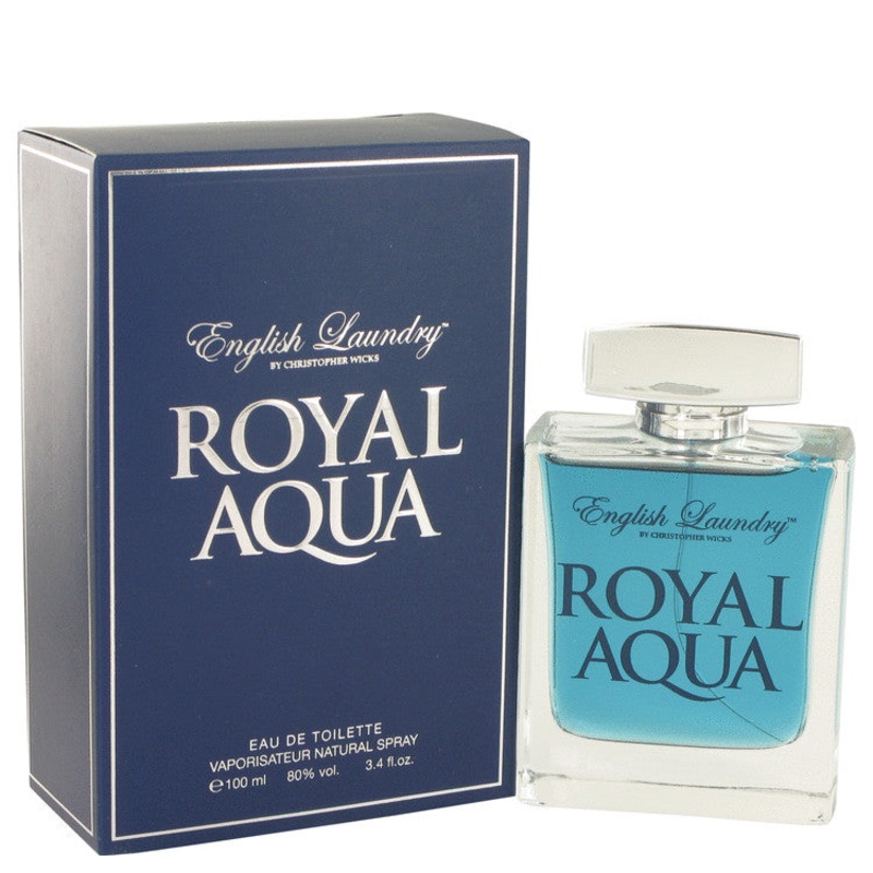 Royal Aqua by English Laundry For Men Eau De Toilette Spray 3.4 oz