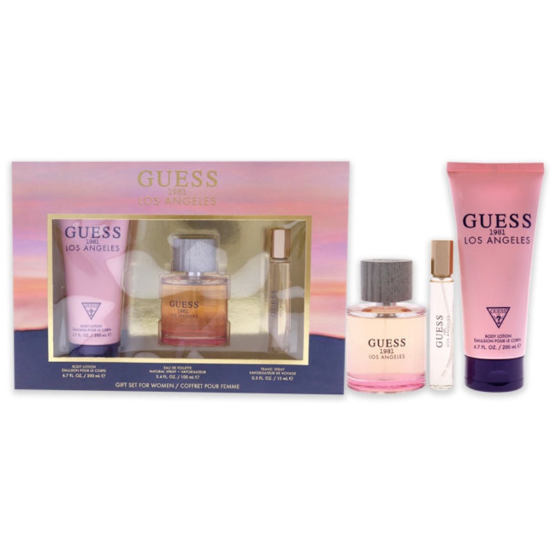 Guess 1981 Los Angeles by Guess for Women – 3 Pc Gift 3.4 oz.