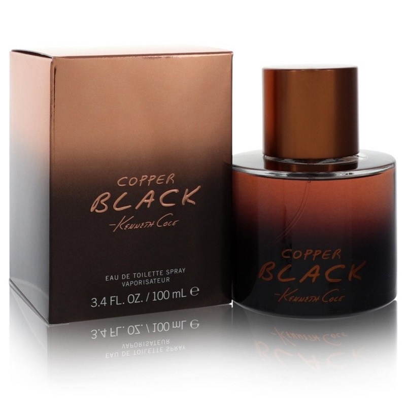 Kenneth Cole Copper Black by Kenneth Cole Eau De Toilette Spray 3.4 oz for Men – Premium Designer Fragrance
