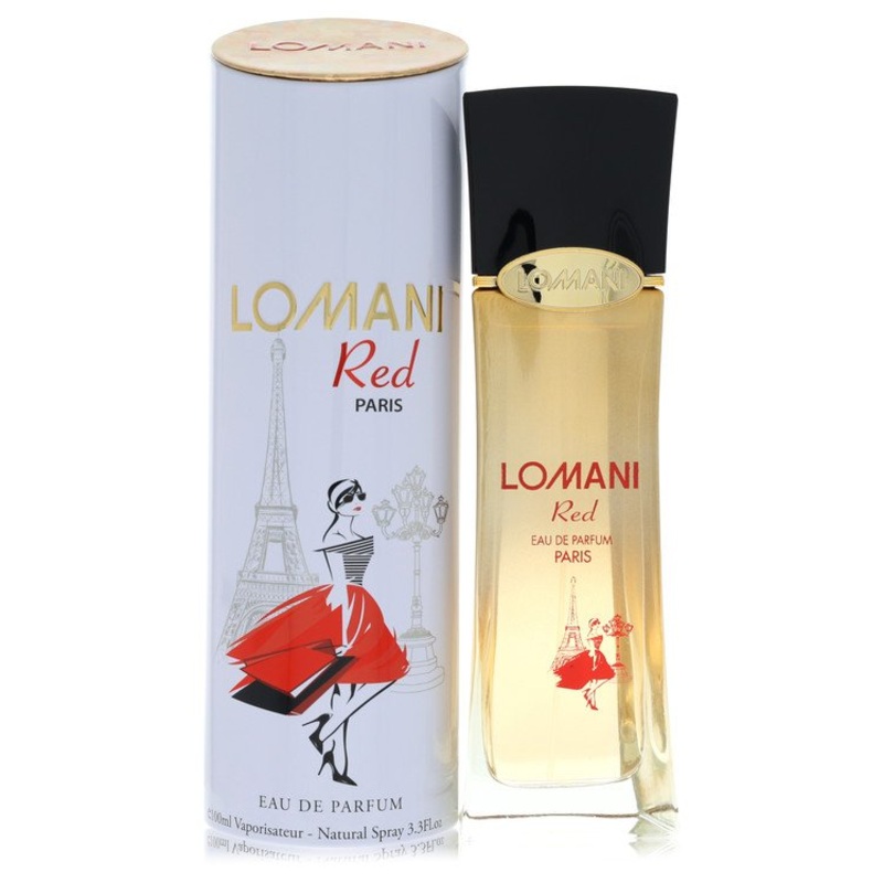 Lomani Red by Lomani For Women Eau De Parfum Spray 3.3 oz