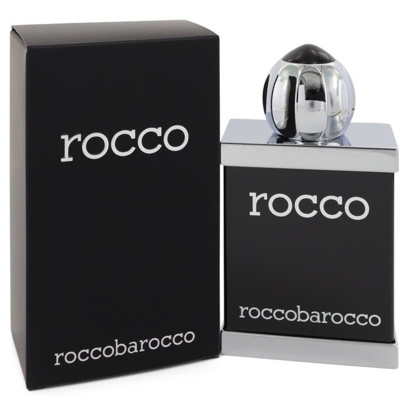 Rocco Black by Roccobarocco Eau De Toilette Spray 3.4 oz for Men – Premium Designer Fragrance