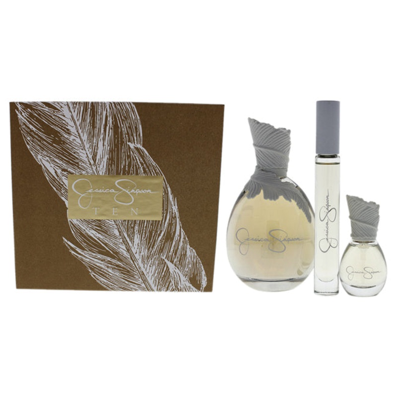 Jessica Simpson Ten by Jessica Simpson for Women – 3 Pc Gift Set 3.4 oz.